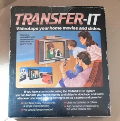 Tradera Transfer-it - videotape your movies and slides - retro kuriosa| Fotofremkaldelse & Mørkekammer