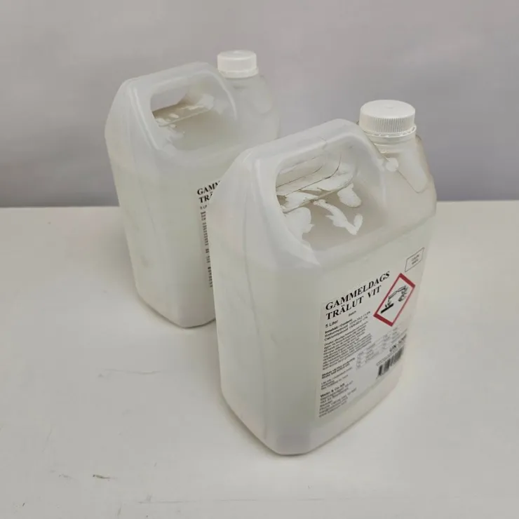 Store Trälut Gammeldags Vit 5L - 2 st Byggematerialer