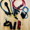 Tradera Träningsset med resistance band, hopprep och handtag> Træning