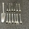 New Tårtspade, 12 st kaffeskedar i silver , Rosenholm Jacob Ängman Sølv