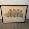 Tradera Tryck av fyrmastade fartyget County of Linlithgow| Anden Kunst