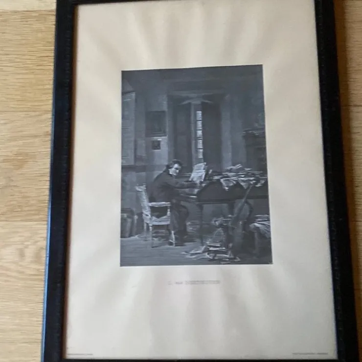 Tradera Tryck av L van Beethoven| Anden Kunst