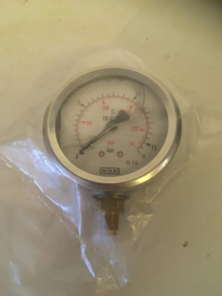 Tradera Tryckmätare WIKA| Landbrugsmaskiner