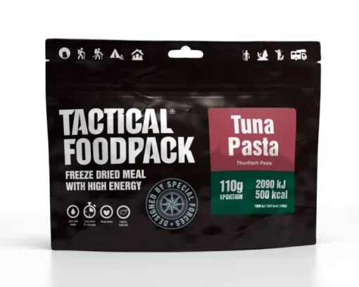 Tradera Tuna Pasta TACTICAL FOODPACK Krämig Pasta med Tonfisk - ARMY MRE FOOD RATION> Camping & Vandring