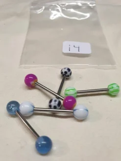 Tradera TUNGPIERCING 5 PACK LOT 14> Piercinger