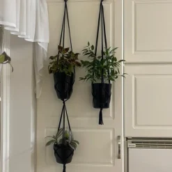 Tradera Två amplar för 3 krukor/ växter, plantor (13-15 cm)| Potter & Plantedyrknings-systemer