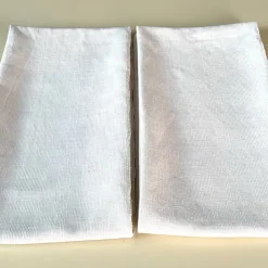 Best Två antika, handvävda LINNEDUKAR, 210x110 cm, drällteknik, mittsöm Tekstiler