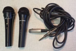 Tradera Två Performer's Choice Pro-MIC 12 dynamiska mikrofoner med kabel| Studie- & Sceneudstyr