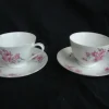Cheap Två tekoppar / chokladkoppar med fat Made in China Keramik & Porcelæn, Udenlandsk