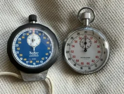 Tradera Två vintage stoppur - Hanhart & Leonidas (Heuer)> Stopure