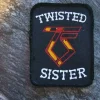 Shop Tygmärke TWISTED SISTER, 10 x 7,5 cm Stofmærker & Pins