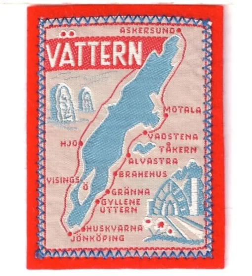 Shop Tygmärke VÄTTERN Stofmærker & Pins