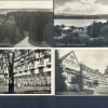 Tradera Ulricehamns sanatorium samt utsikt därifrån 4vykort gamla formatet 1930-40tal| Svenske Landskaber