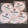 Tradera Underlägg / Coaster - Scania - King of the Road - 6 st INPLASTADE| Bensinia