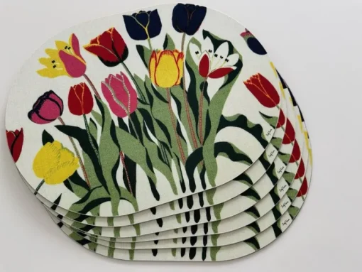 Store Underlägg Tulpaner- Josef Frank/Svenkt Tenn Øvrige Antikviteter & Design