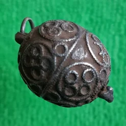 Hot Urgammal vackert Silver Smycken! Da:25mm Vikt:10,39gr. Arkæologi