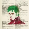 Tradera Utskrift på sida från italienskt-spanish lexsikon| Plakater
