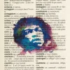 Tradera Utskrift på sida från italienskt-spanish lexsikon| Plakater