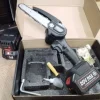 Tradera 20V 4AH 6” bärbar mini sladdlös borstlös elektrisk motorsåg,2 batterier,2 kedjor| Havemaskiner