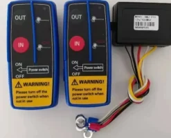 Tradera 24V 12V universell trådlös elektrisk vinsch fjärrkontroll för t.u.k.Jeep ATV SUV| Atv'er