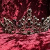Tradera Vacker svart tiara krona Häxa Goth Maskerad Burlesque Vampyr Vintage Retro> Hårsmykker & Diademer