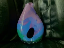 Best Vacker vas i konstglas Glas