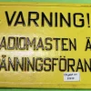 Tradera Varningsskylt (21939)| Amatørradio