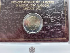 Tradera Vatikanstaten 2 euro 2023 Alessandro Manzoni [coincard]| Euromønter Og Sedler