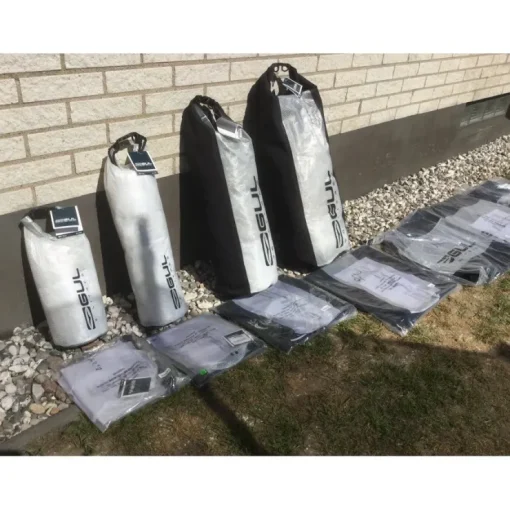 Tradera Vattentät packsäck / Packpåse - Gul Waterproof Dry Bag / Dry Sack NY! 50 liter> Vandsport