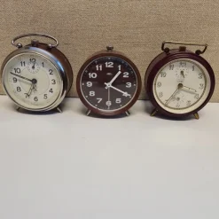 Tradera VÄCKARUR 3 st. bl.a Junghans Bivox, Dep France.> Ure Til Hjemmet