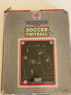 Tradera Vectrex Soccer Football Cart + overlay.> Retro-videospil Og Pocket-spil