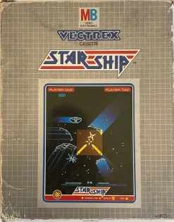 Tradera Vectrex Starship - Cart. + overlay + manual.> Retro-videospil Og Pocket-spil