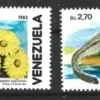 Tradera Venezuela 1993 Flora fauna djur blommor växter 4v| Sydamerika & Caribien
