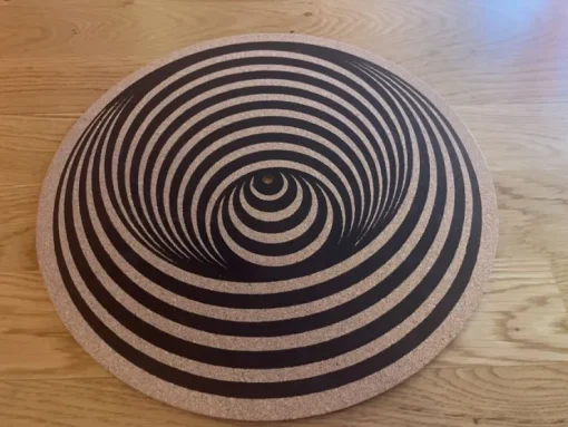 Tradera VERTIGO SWIRL SLIPMAT - PROG BLACK SABBATH WARHORSE KORK| Musiktilbehør
