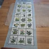Fashion Väggbonad med svenska landskapsblommor Tekstiler