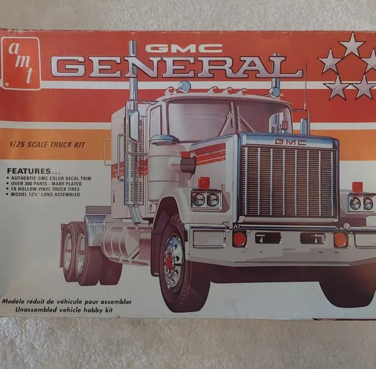 Tradera Vintage AMT Truck plastbyggsats| Plastik Byggesæt