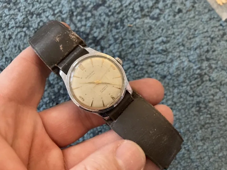 Tradera Vintage armbandsur Golday Isoflex> Armbåndsure