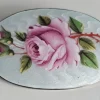 Tradera Vintage brosch I silver och emalj> Brocher