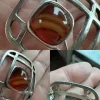 Tradera Vintage Brosch med sardonyx år 1966 / äkta sterling silver> Brocher