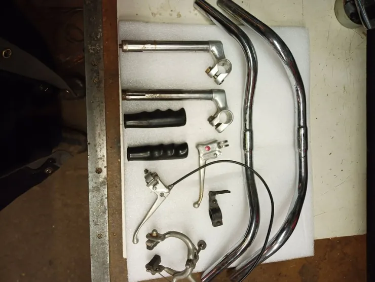 Tradera Vintage cykeldelar säljes.> Cykel