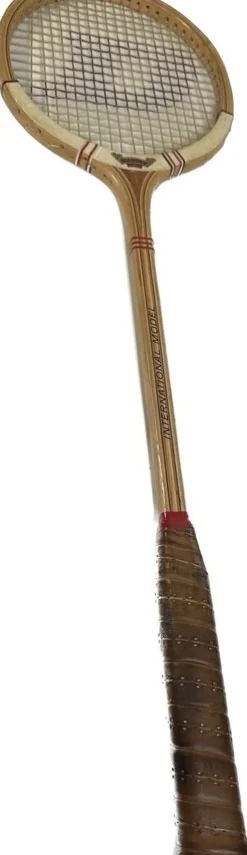 Tradera Vintage Dunlop Maxply Port Squashracket International Model i trä racquet> Squash