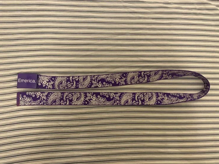 Cheap Vintage Emerica lila bandana bälte. 2000s sk8 Bælter & Livremme