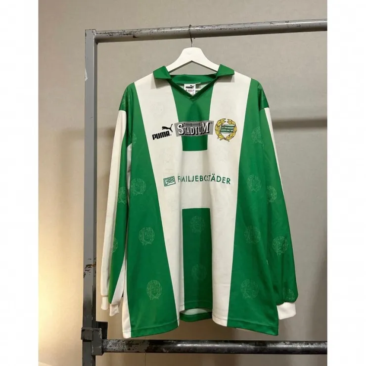 Tradera vintage hammarby (bajen) longsleeve> Fodbold