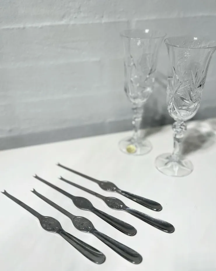 Flash Sale Vintage hummergafler 5 stk Brugs- & Pyntegenstande