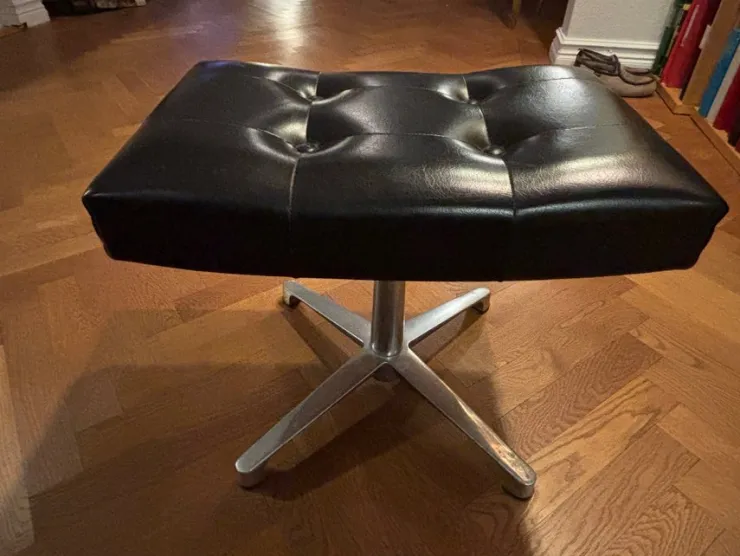 Tradera Vintage pall piano pall med klädd sits| Møbler