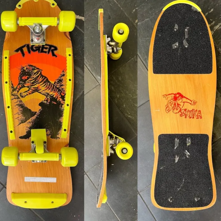 Tradera Vintage skateboard oanvänd> Skateboard & Inliners