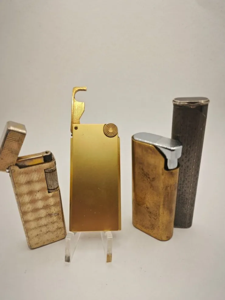 Tradera Vintage tändare x4 Corona, Prince, Athur> Tobakiana