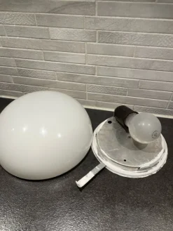 Clearance Vintage vägglampa Antikviteter