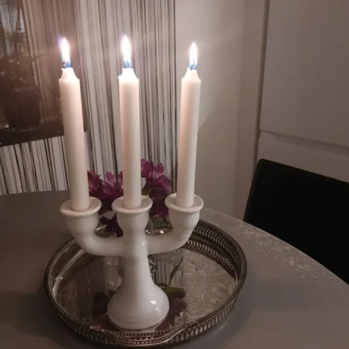 Tradera Vit ljusstake| Indretningsdetaljer