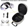Tradera VR Förvaringsväska bra säker förvaring för Oculus quest2&3 VR med huvud band> Leg & Spil